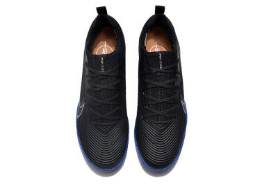 Unisex Nike Air Zoom Mercurial Vapor 15 Pro TF Football Shoes - Black/White/Blue