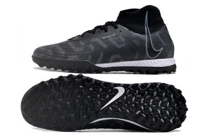 Men's Nike Phantom Luna Elite NU TF Football Shoes - Black/Grey/White
