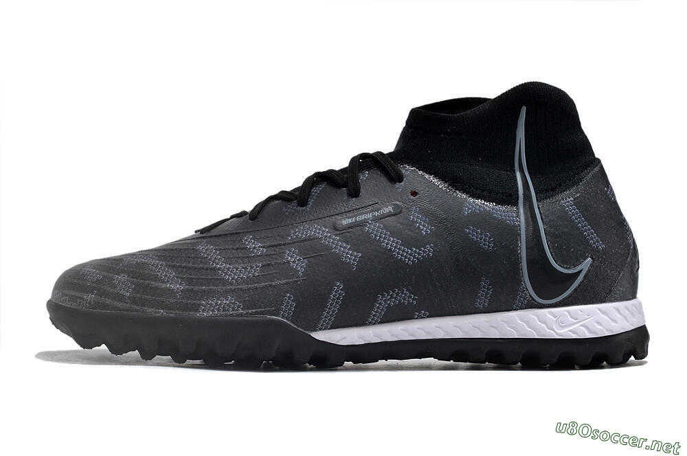 Men's Nike Phantom Luna Elite NU TF Football Shoes - Black/Grey/White 0
