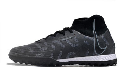 Men's Nike Phantom Luna Elite NU TF Football Shoes - Black/Grey/White