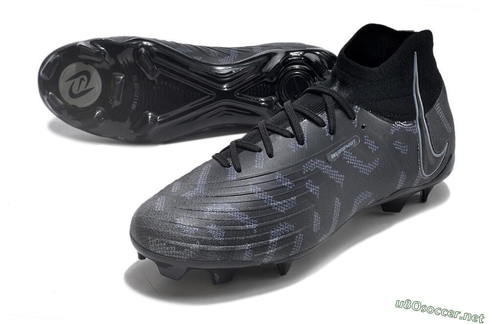 Men's Nike Phantom Luna Elite NU FG Football Boots - Black/Grey 3