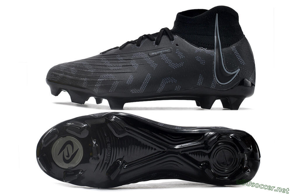 Men's Nike Phantom Luna Elite NU FG Football Boots - Black/Grey 1