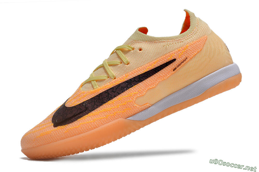 Men's Nike Phantom GX Elite IC Football Shoes - Orange/Pink/Black 5