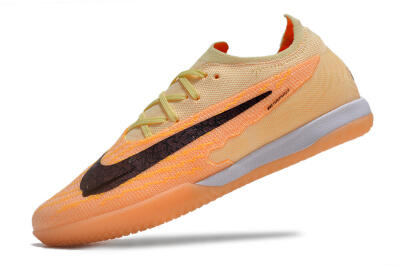 Men's Nike Phantom GX Elite IC Football Shoes - Orange/Pink/Black