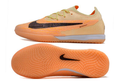 Men's Nike Phantom GX Elite IC Football Shoes - Orange/Pink/Black