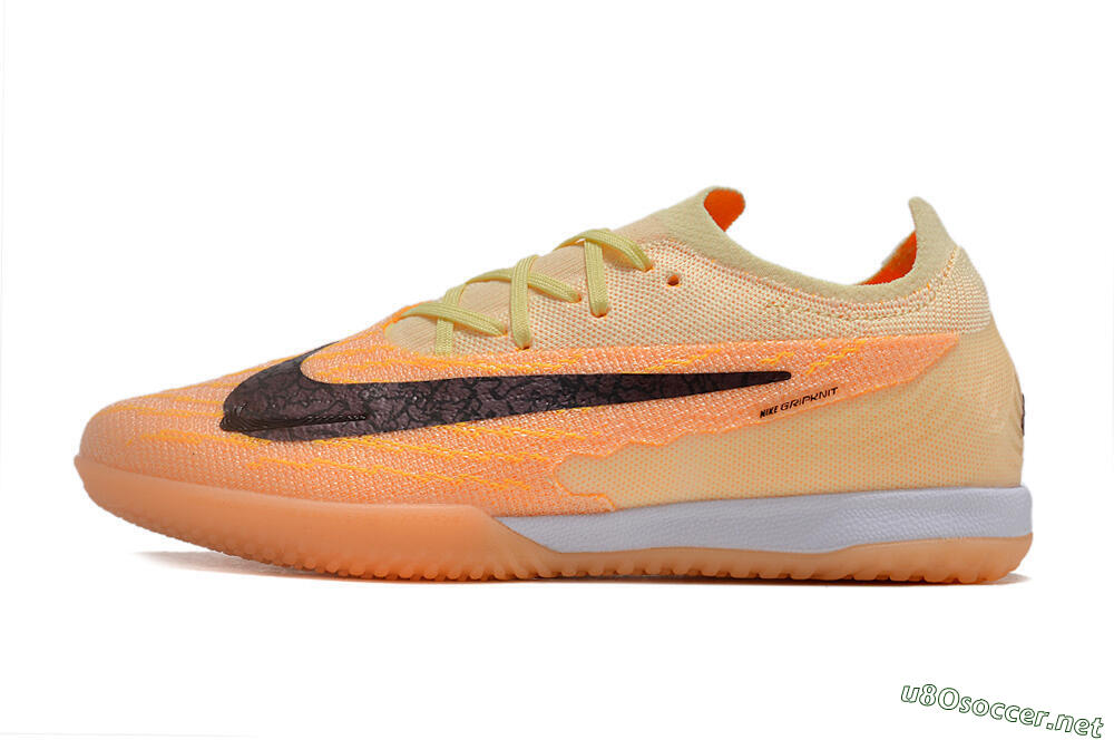 Men's Nike Phantom GX Elite IC Football Shoes - Orange/Pink/Black 0