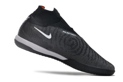 Men's Nike Phantom GX Elite DF Link IC Football Shoes - Grey/Black/White