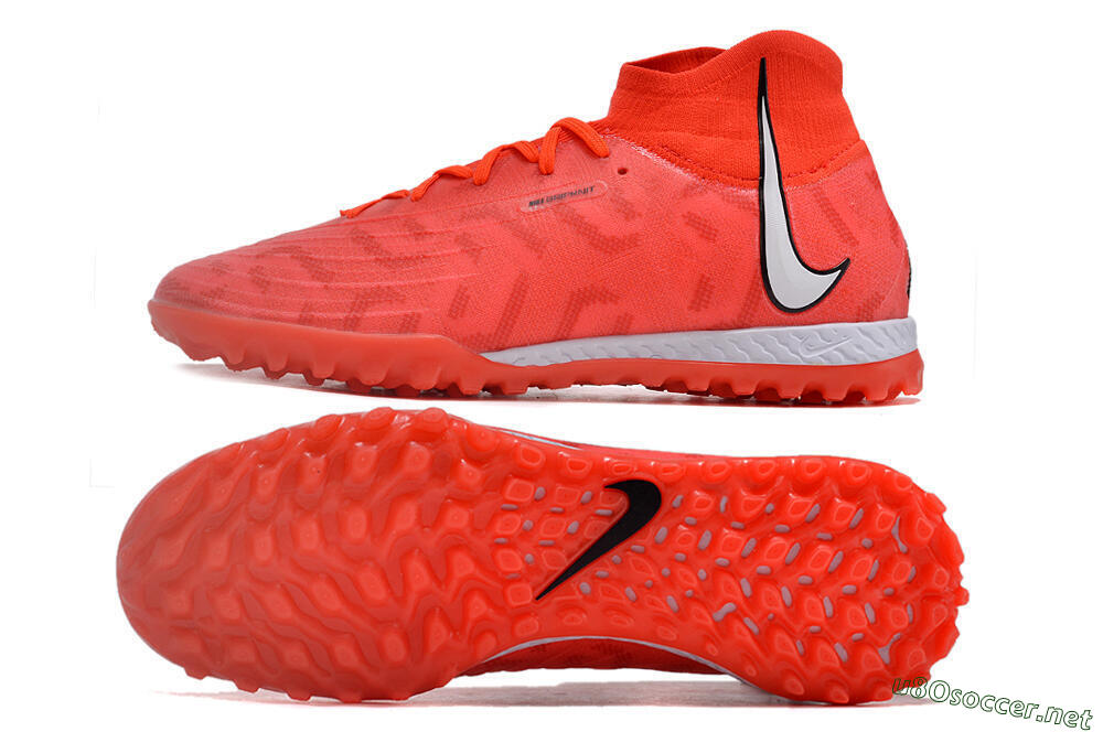 Men's Nike Phantom GX DF Elite TF Football Shoes - Red/Silver/Black 1