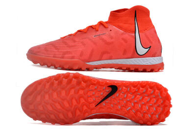 Men's Nike Phantom GX DF Elite TF Football Shoes - Red/Silver/Black