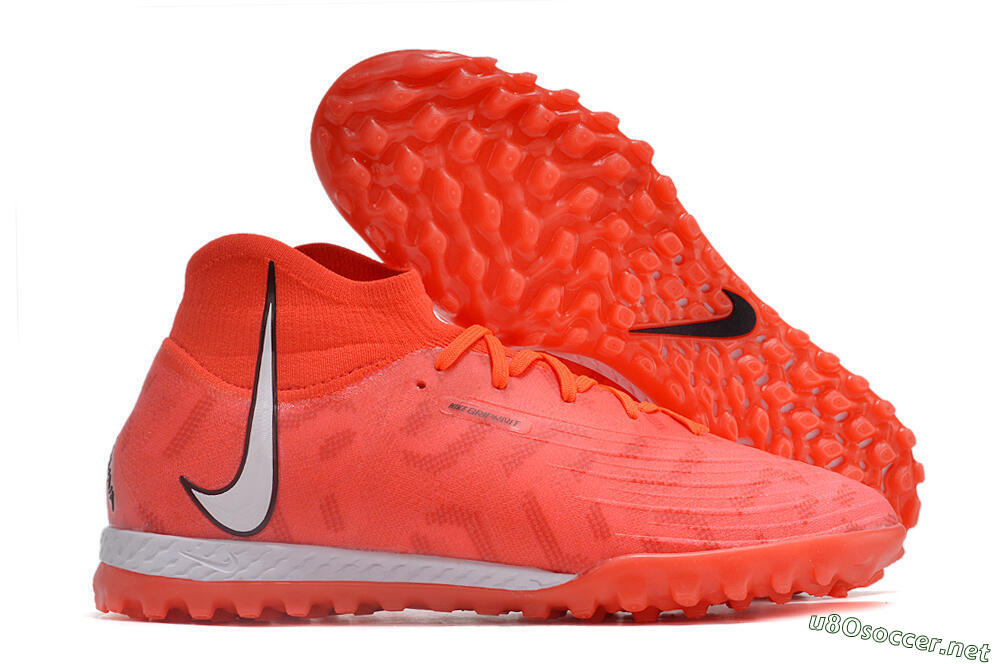 Men's Nike Phantom GX DF Elite TF Football Shoes - Red/Silver/Black 2