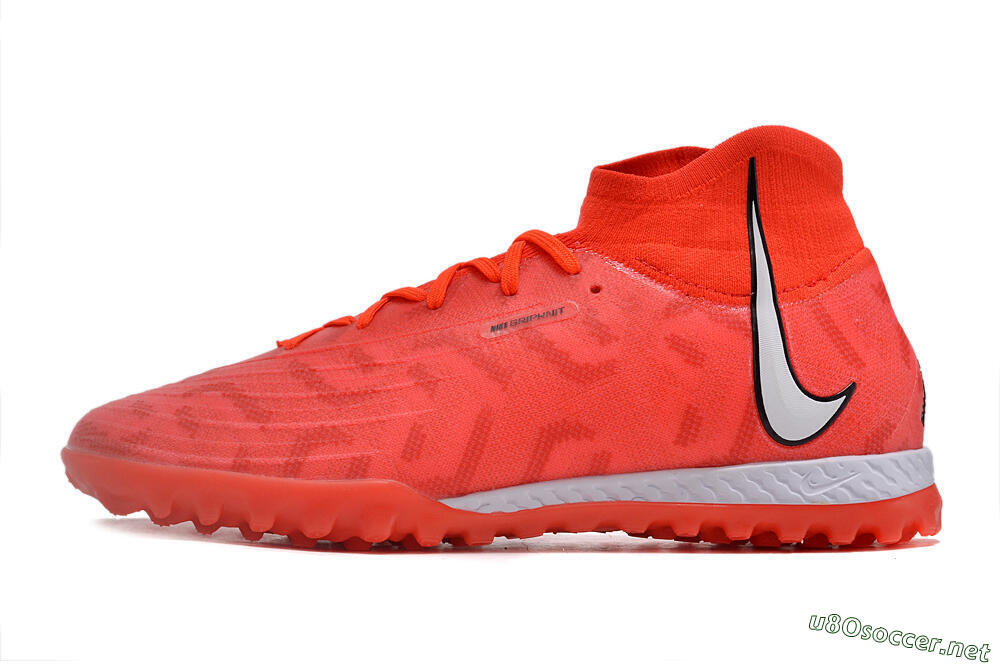 Men's Nike Phantom GX DF Elite TF Football Shoes - Red/Silver/Black 0