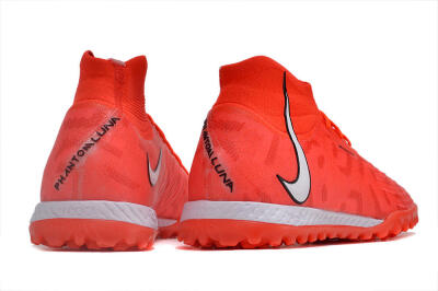 Men's Nike Phantom GX DF Elite TF Football Shoes - Red/Silver/Black