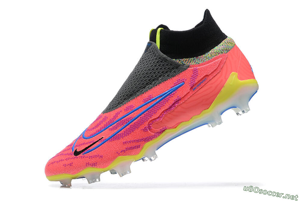Men's Nike Phantom GX Elite DF FG Football Boots - Red/Blue/Yellow/Black 8