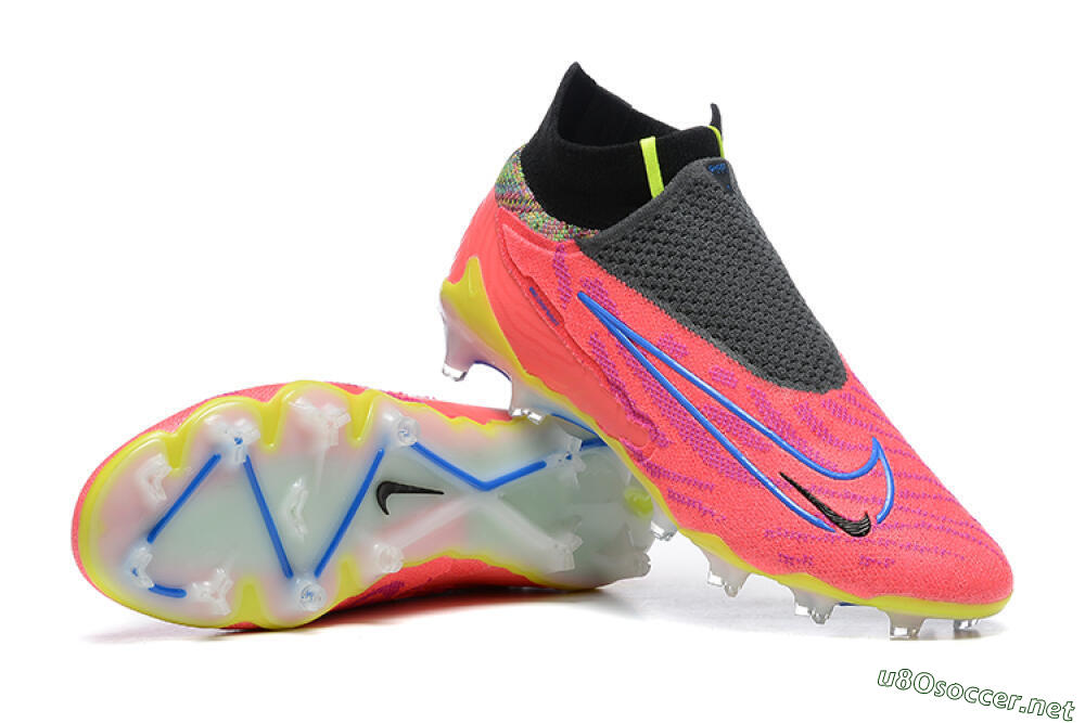 Men's Nike Phantom GX Elite DF FG Football Boots - Red/Blue/Yellow/Black 4