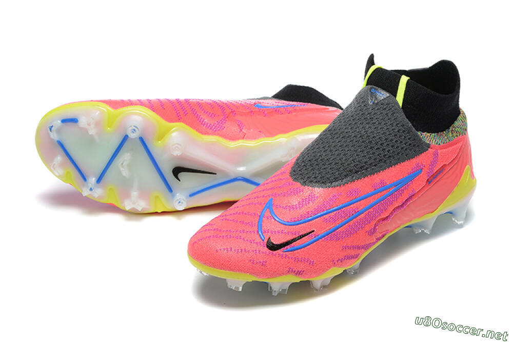 Men's Nike Phantom GX Elite DF FG Football Boots - Red/Blue/Yellow/Black 3