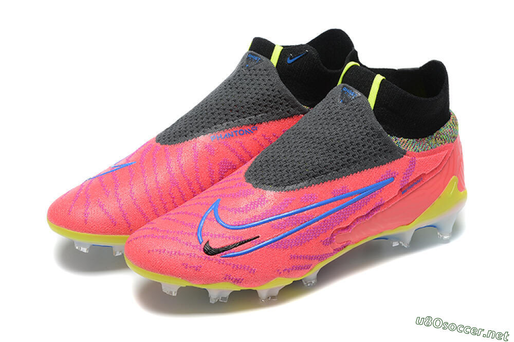 Men's Nike Phantom GX Elite DF FG Football Boots - Red/Blue/Yellow/Black 7