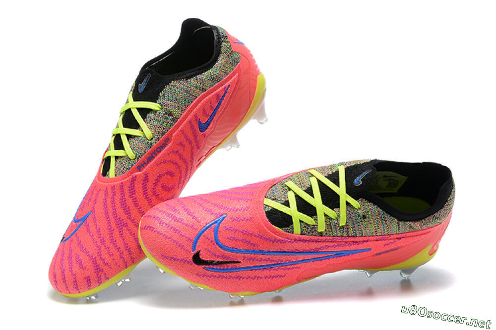 Men's Nike Phantom GX Elite FG Football Boots - Red/Blue/Yellow/Black 6