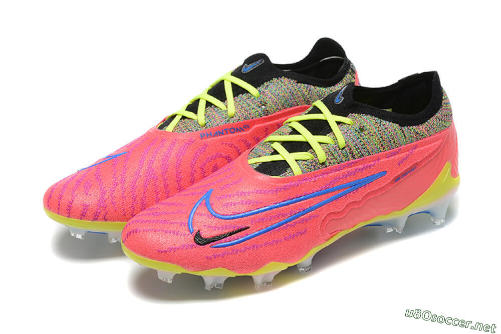 Men's Nike Phantom GX Elite FG Football Boots - Red/Blue/Yellow/Black 5