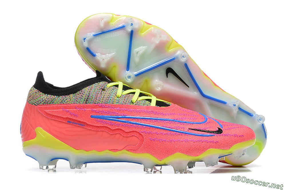 Men's Nike Phantom GX Elite FG Football Boots - Red/Blue/Yellow/Black 2