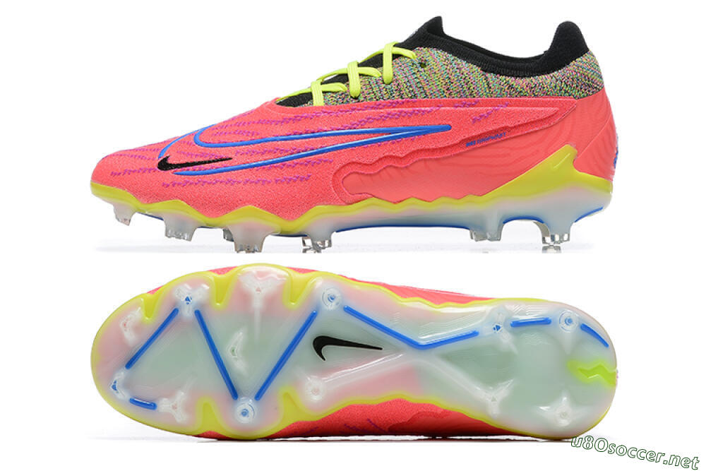 Men's Nike Phantom GX Elite FG Football Boots - Red/Blue/Yellow/Black 1