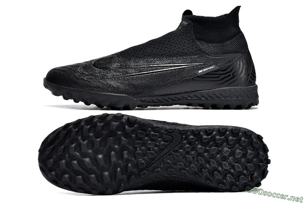 Unisex Nike Phantom GX DF Elite TF Football Shoes - Black/White 1