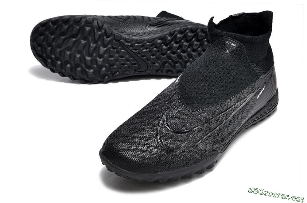 Unisex Nike Phantom GX DF Elite TF Football Shoes - Black/White 3