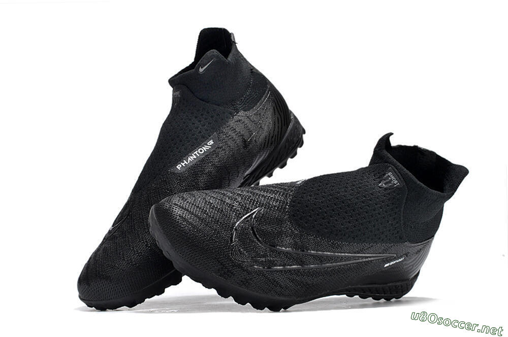 Unisex Nike Phantom GX DF Elite TF Football Shoes - Black/White 6