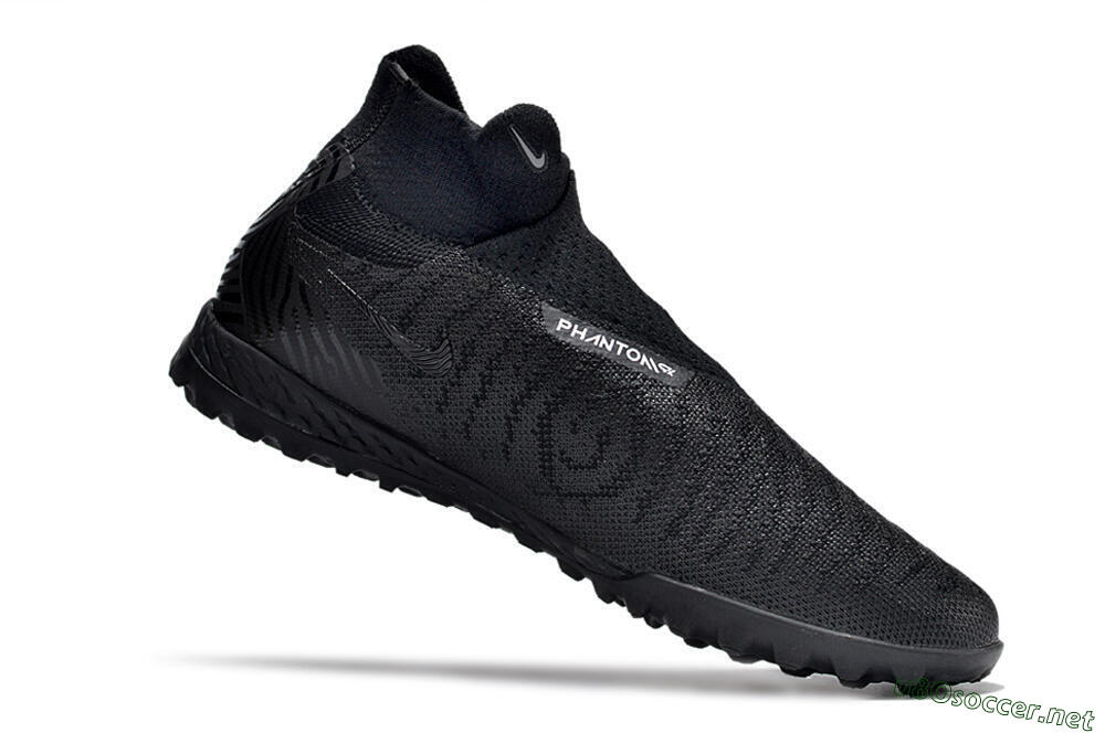 Unisex Nike Phantom GX DF Elite TF Football Shoes - Black/White 7