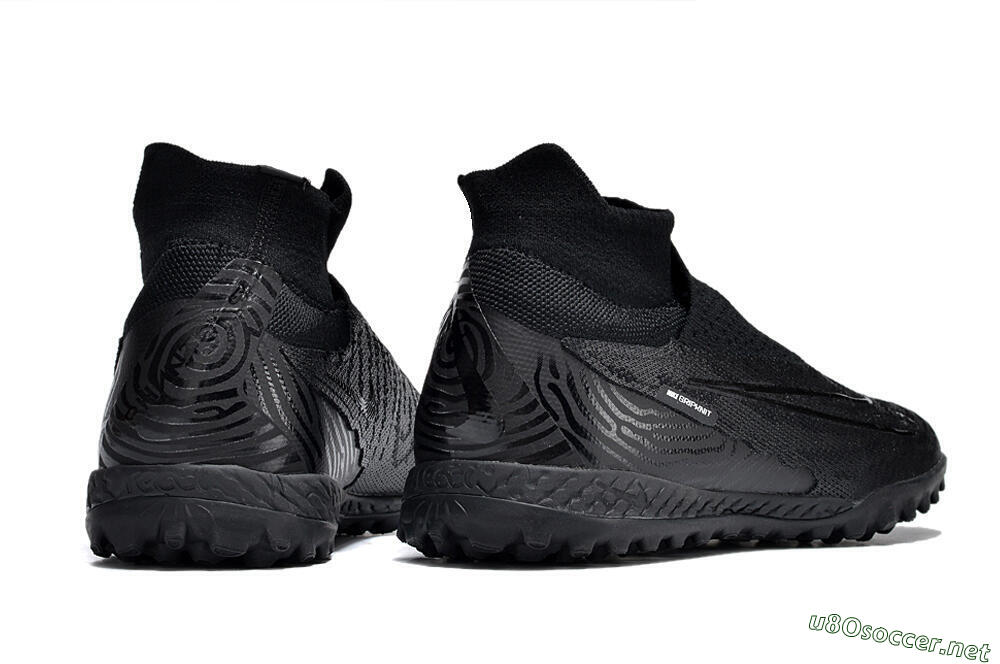 Unisex Nike Phantom GX DF Elite TF Football Shoes - Black/White 9