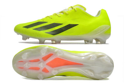 Men's Adidas X Crazyfast+ FG Football Boots - Yellow/Black