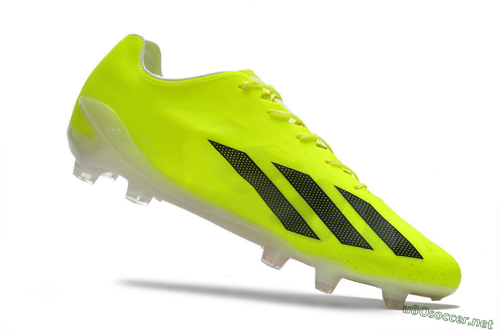 Men's Adidas X Crazyfast+ FG Football Boots - Yellow/Black 4
