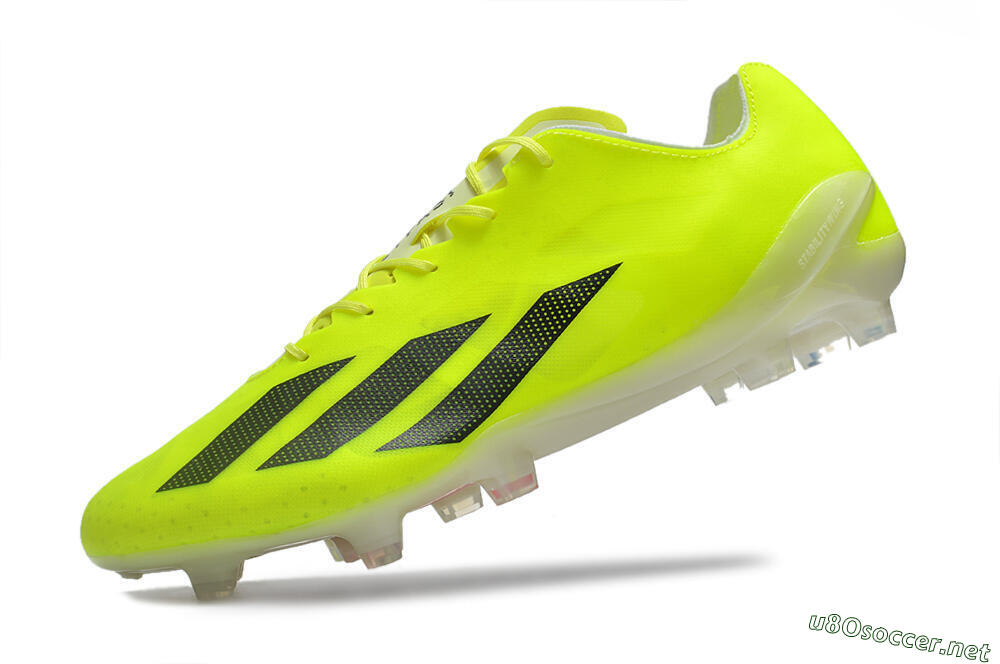 Men's Adidas X Crazyfast+ FG Football Boots - Yellow/Black 5