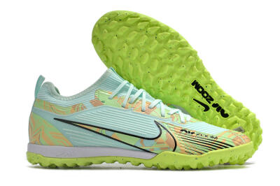 Unisex Nike Air Zoom Mercurial Vapor 15 Pro TF Football Shoes - Jade/Yellow/Black