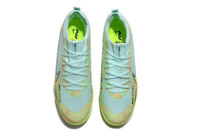Unisex Nike Air Zoom Mercurial Vapor 15 Pro TF Football Shoes - Jade/Yellow/Black