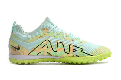 Unisex Nike Air Zoom Mercurial Vapor 15 Pro TF Football Shoes - Jade/Yellow/Black