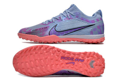 Unisex Nike Air Zoom Mercurial Vapor 15 Pro TF Football Shoes - Silver/Purple/Red