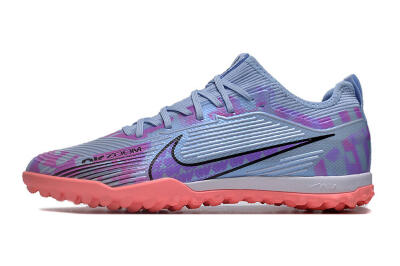 Unisex Nike Air Zoom Mercurial Vapor 15 Pro TF Football Shoes - Silver/Purple/Red