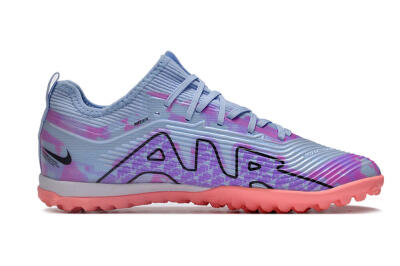 Unisex Nike Air Zoom Mercurial Vapor 15 Pro TF Football Shoes - Silver/Purple/Red