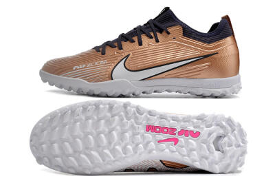 Unisex Nike Air Zoom Mercurial Vapor 15 Pro TF Football Shoes - Rose Gold/Black/White