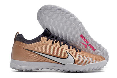 Unisex Nike Air Zoom Mercurial Vapor 15 Pro TF Football Shoes - Rose Gold/Black/White