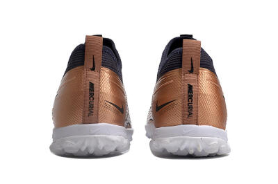 Unisex Nike Air Zoom Mercurial Vapor 15 Pro TF Football Shoes - Rose Gold/Black/White