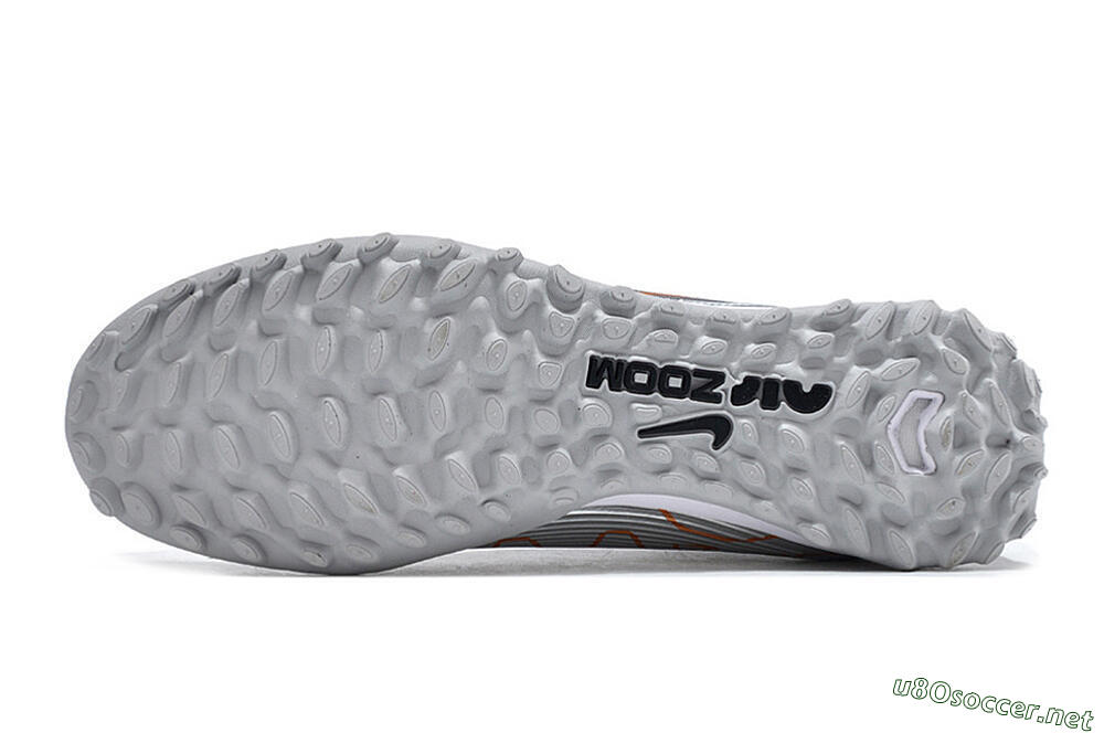 Unisex Nike Air Zoom Mercurial Vapor 15 Pro TF Football Shoes - Silver/Gold/Black 6