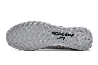 Unisex Nike Air Zoom Mercurial Vapor 15 Pro TF Football Shoes - Silver/Gold/Black