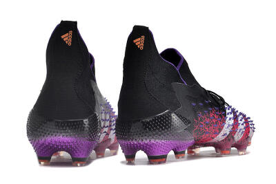 Unisex Adidas Predator Freak.1 FG Football Boots - Black/Pink/Purple/Gold