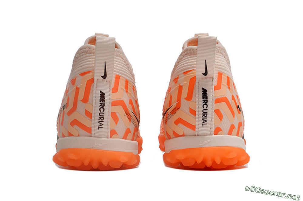 Unisex Nike Air Zoom Mercurial Vapor 15 Pro TF Football Shoes - Orange/Purple/Black 5