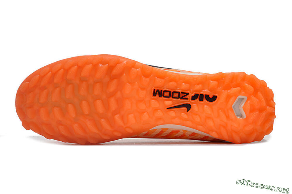 Unisex Nike Air Zoom Mercurial Vapor 15 Pro TF Football Shoes - Orange/Purple/Black 6