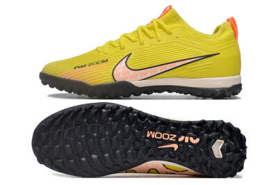 Unisex Nike Air Zoom Mercurial Vapor 15 Pro TF Football Shoes - Yellow/Pink/White/Black