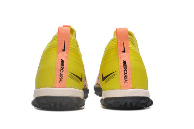 Unisex Nike Air Zoom Mercurial Vapor 15 Pro TF Football Shoes - Yellow/Pink/White/Black