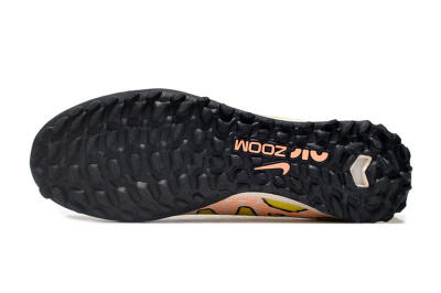 Unisex Nike Air Zoom Mercurial Vapor 15 Pro TF Football Shoes - Yellow/Pink/White/Black