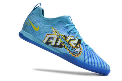 Men's Nike Air Zoom Mercurial Vapor 15 Elite IC Football Shoes - Blue/Yellow/Orange/White